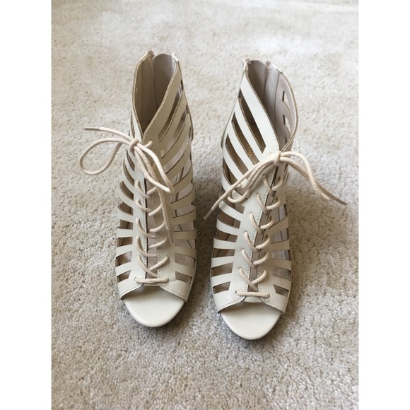 Maurices Shoes - NWOT lace up wedges!